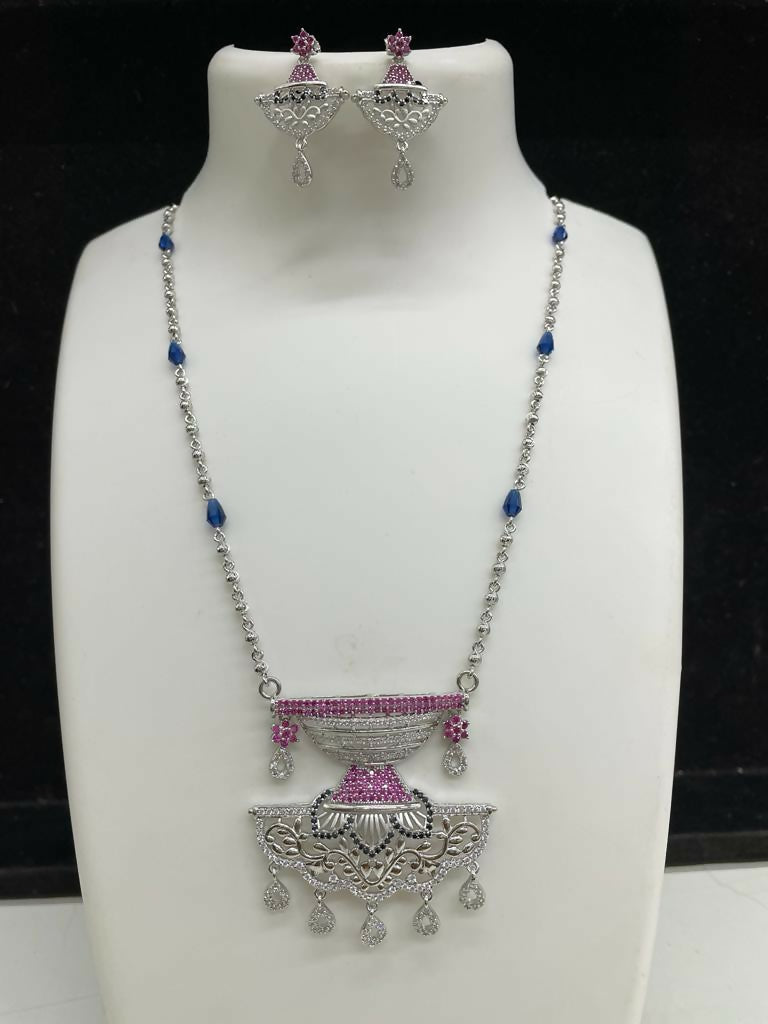 925 Silver Long Set Sarafa Bazar India