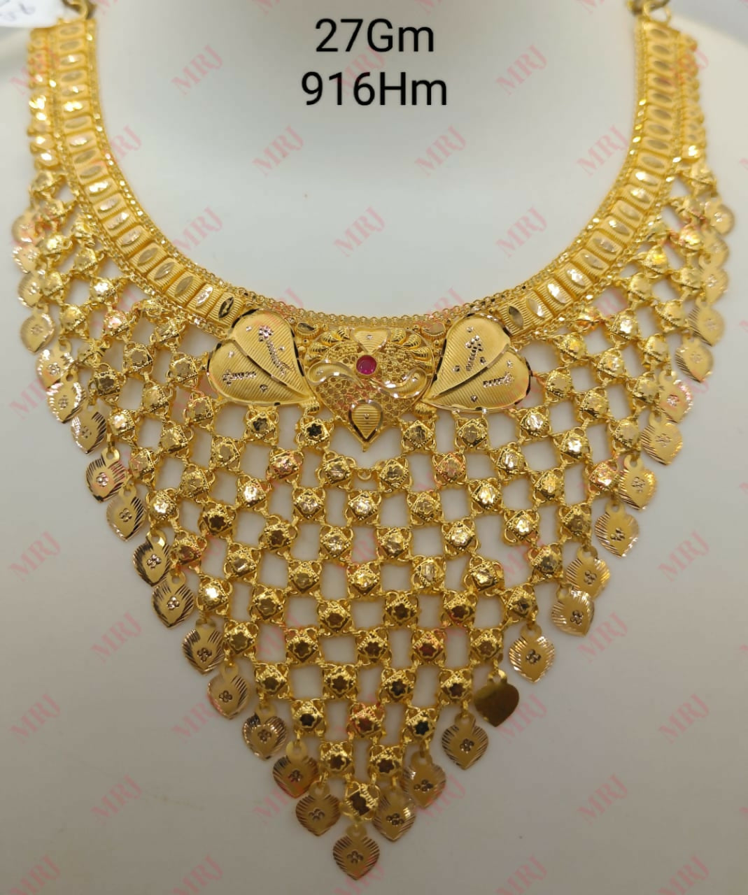 22kt Gold Necklace Sarafa Bazar India