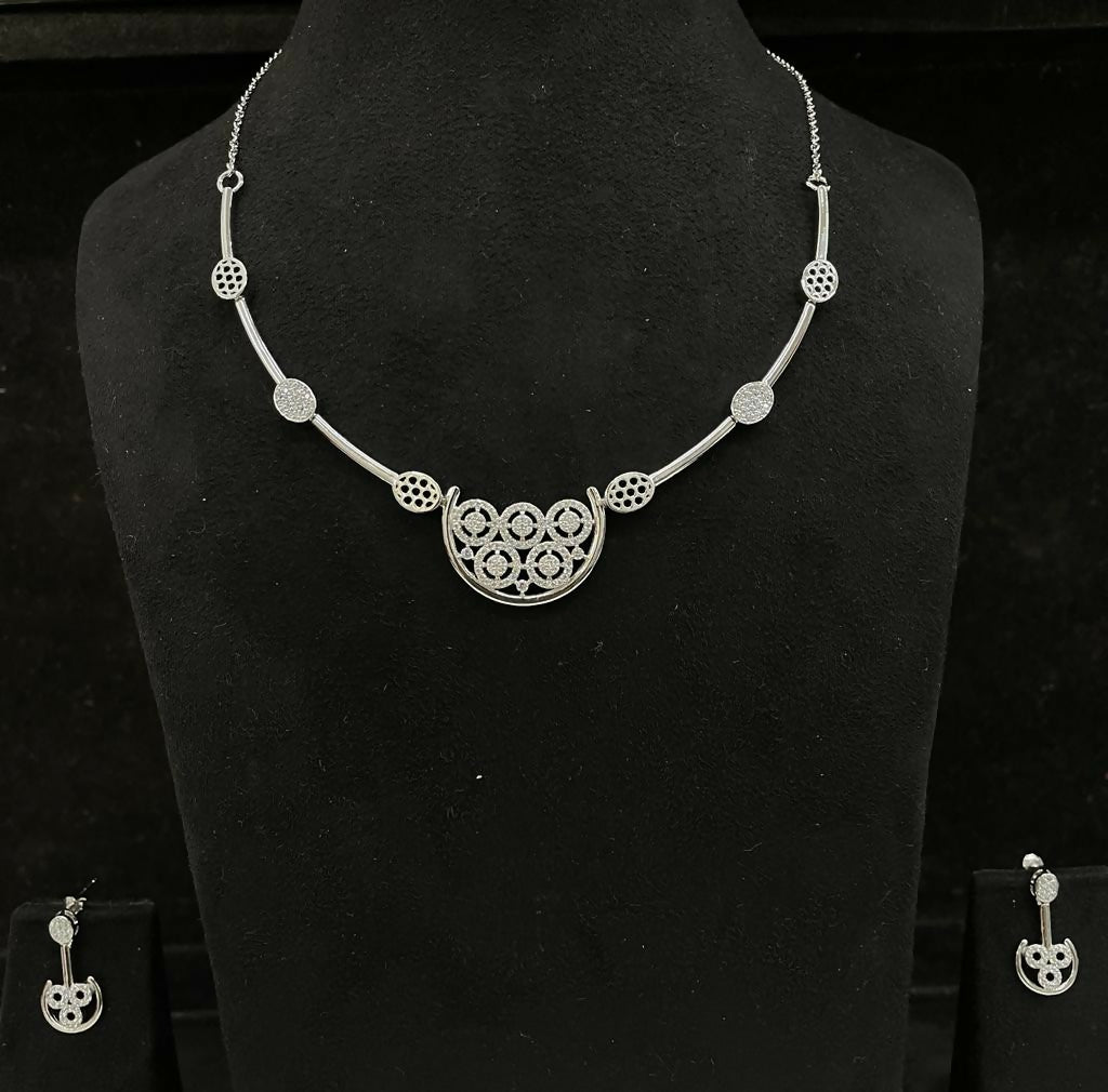 925 Silver Necklace Sarafa Bazar India