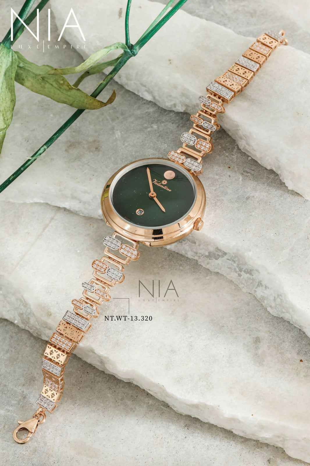 Rose Gold Ladies Watch Sarafa Bazar India