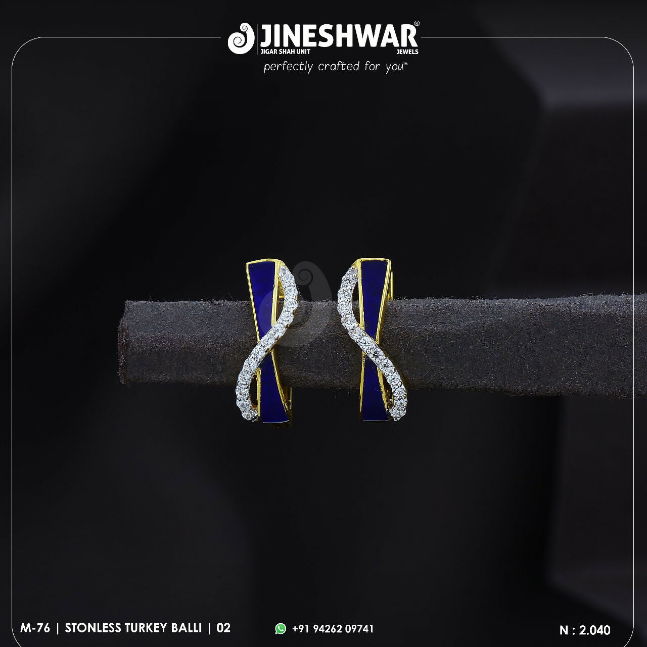 18kt Stonless Turkey Bali Sarafa Bazar India