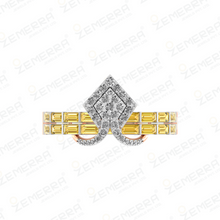 Fine 14K Rose Gold Diamond Rings Collection Sarafa Bazar India