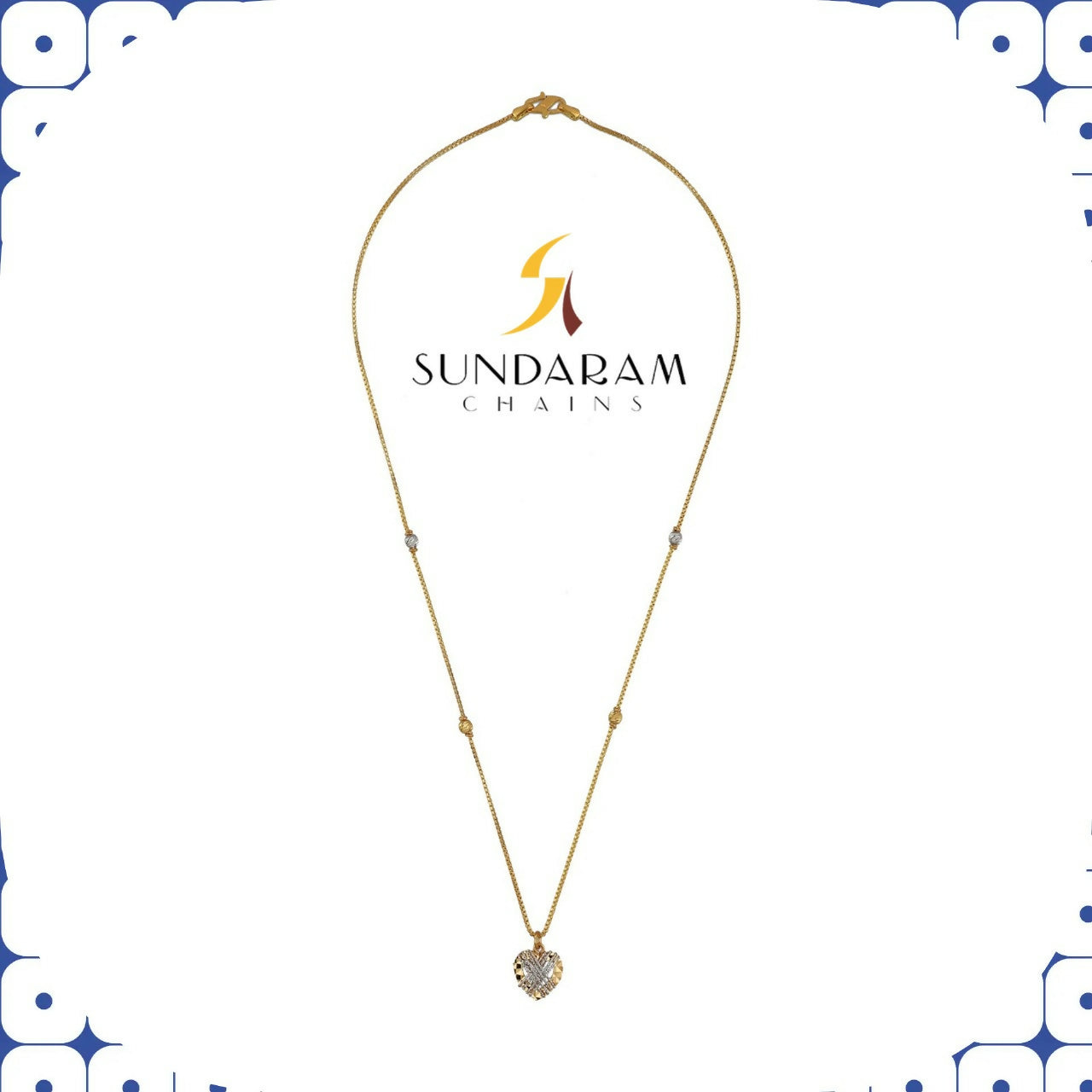 Vertical Chain Pendant Sarafa Bazar India