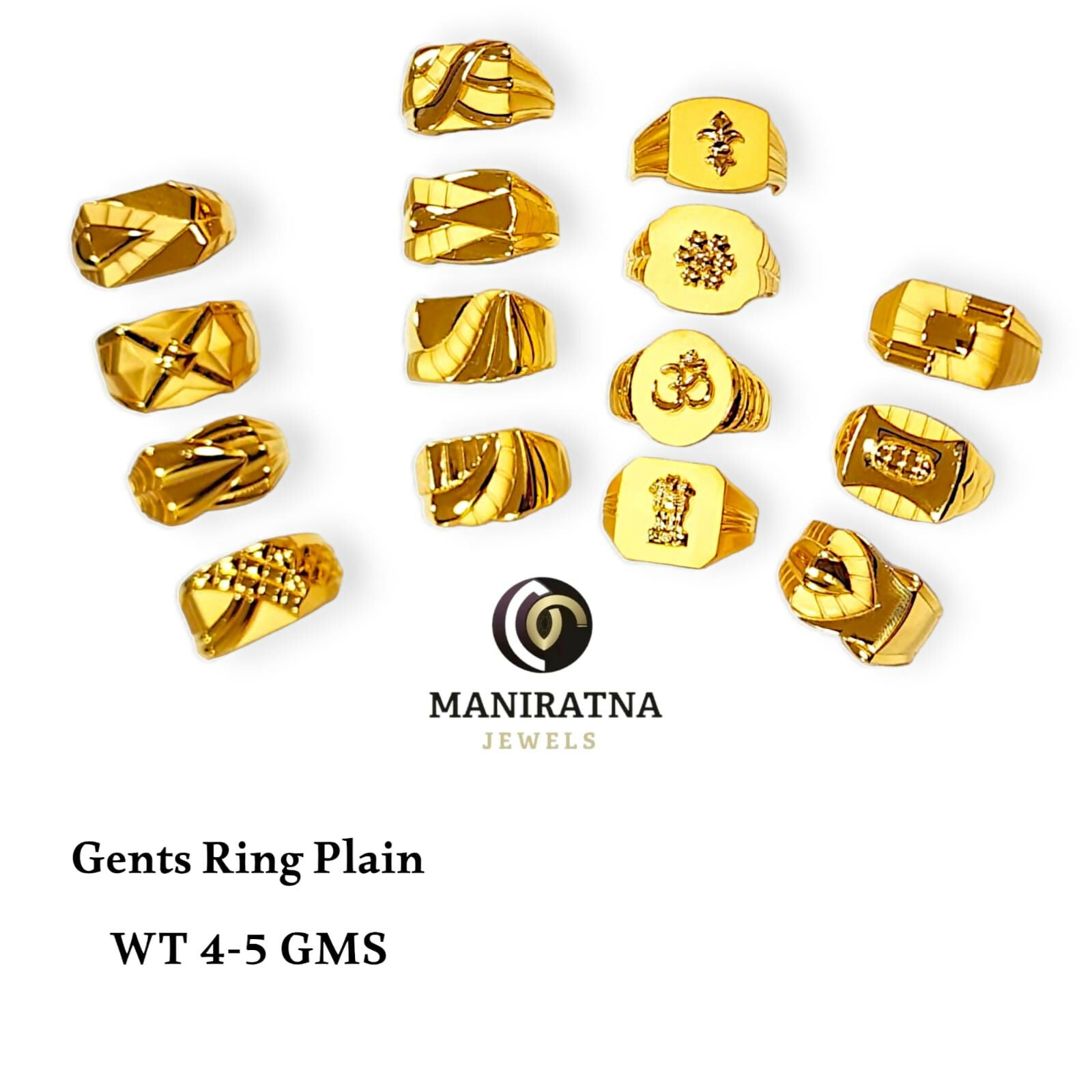 Gents Ring Plain Sarafa Bazar India