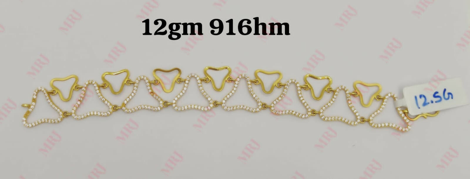 22kt CZ Ladies Bracelet Sarafa Bazar India