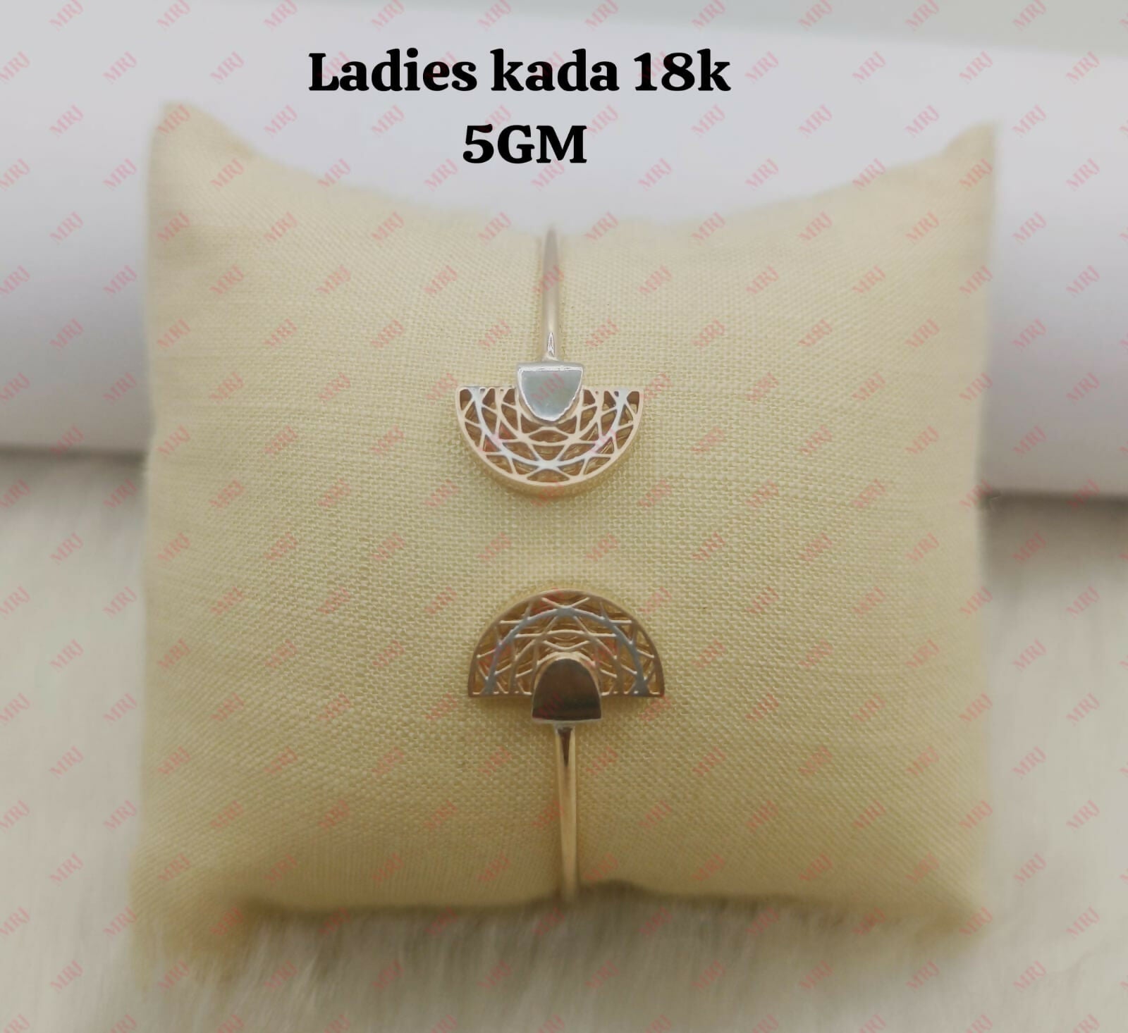 18kt Rose Gold Ladies Kada Sarafa Bazar India