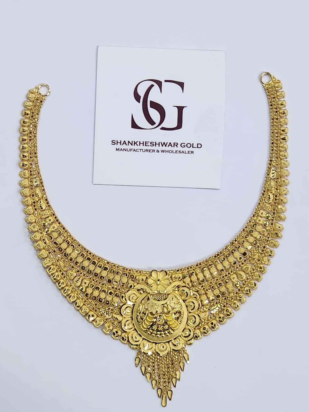 Gold Necklace Sarafa Bazar India