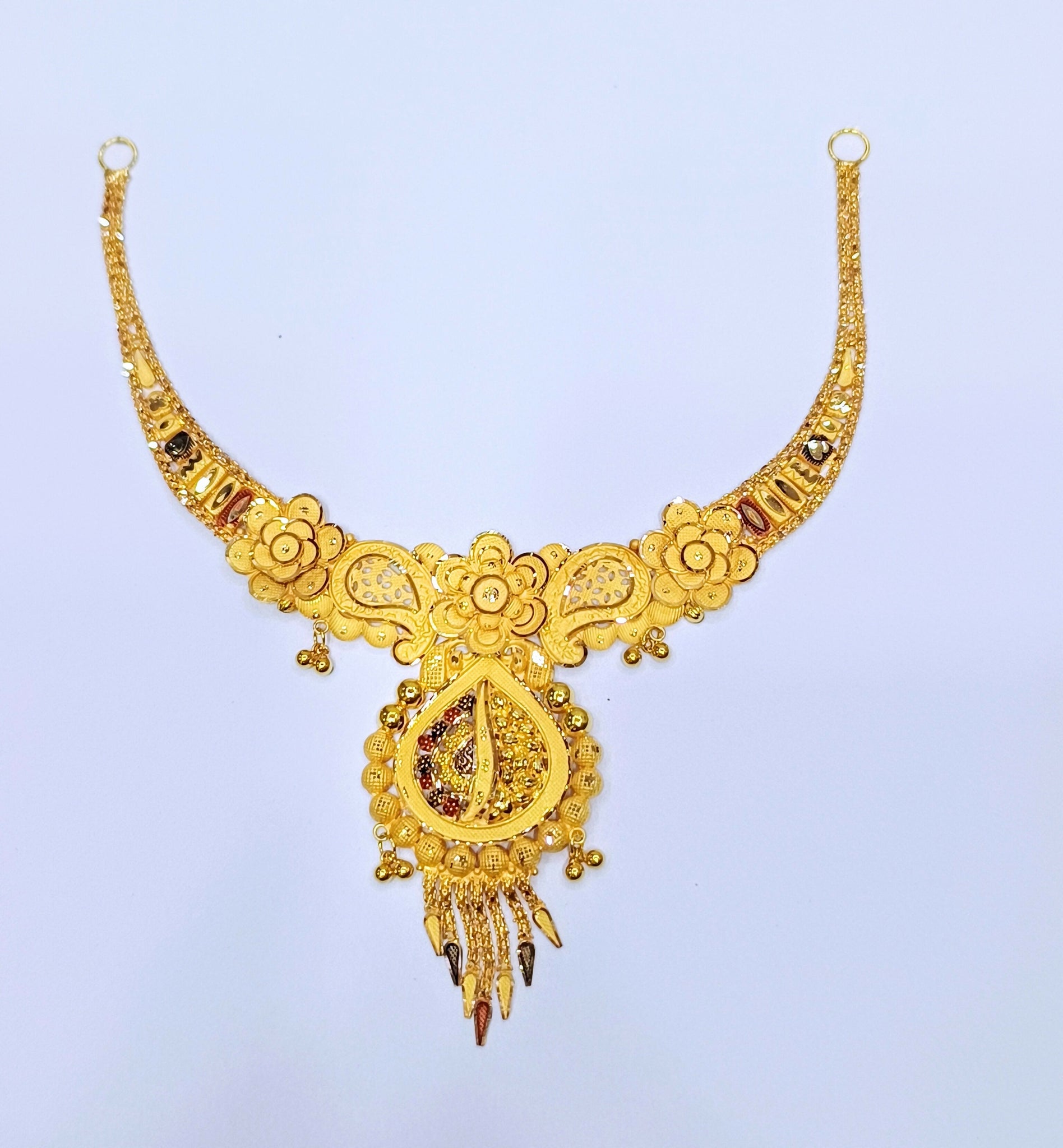 Gold Necklace Sarafa Bazar India