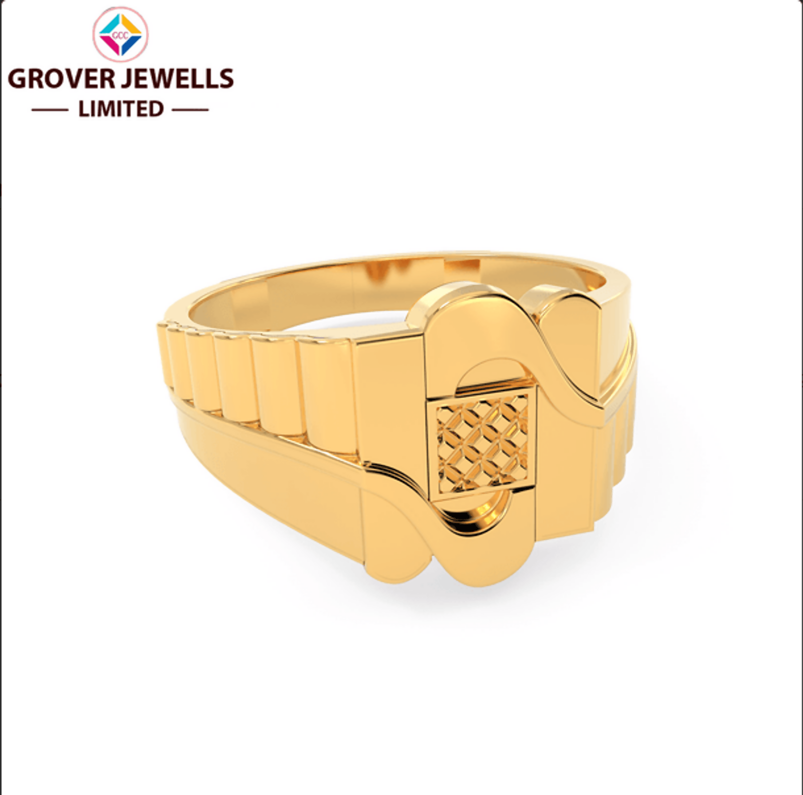 PAPER CASTING GENTS RING (PCGR-200) Sarafa Bazar India