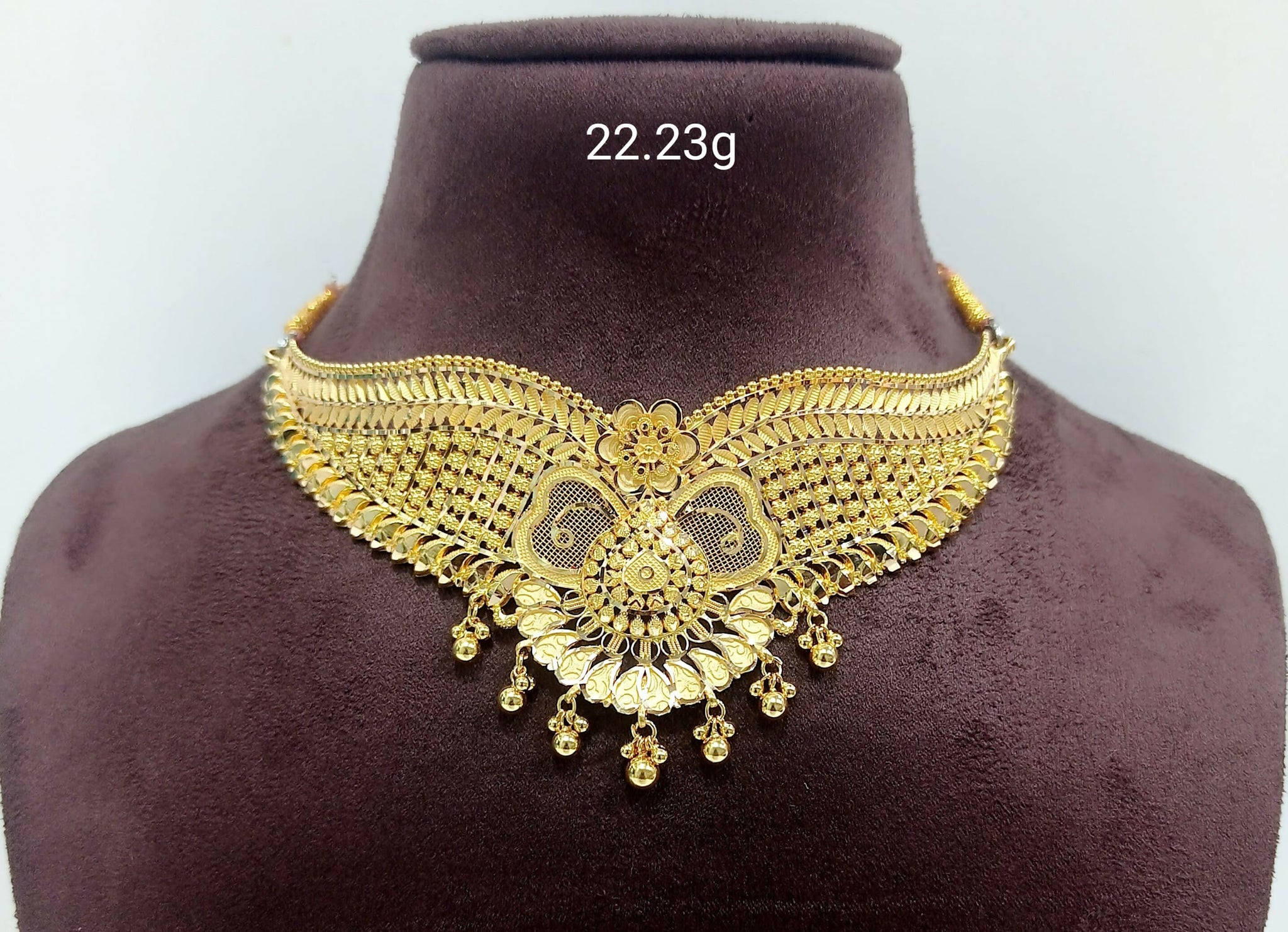 Gold Choker Sarafa Bazar India