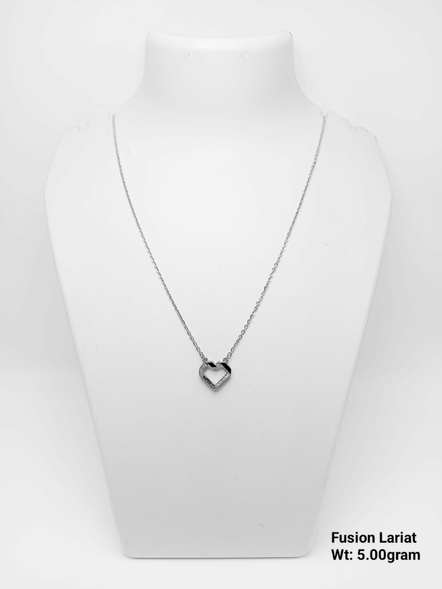 925 Silver Fusion Lariat Sarafa Bazar India