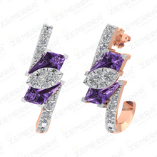 Hot Selling 14K Gold Diamond J Shape Bali New Design Sarafa Bazar India