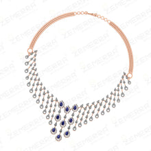 Radiant 14K Gold Diamond Necklace for Women Sarafa Bazar India