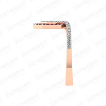Radiant 14K Rose Gold Diamond Rings – Shop Unique Sarafa Bazar India