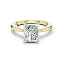 Radiant Cut lab Grown Diamond Women's Ring 9KT Gold Sarafa Bazar India