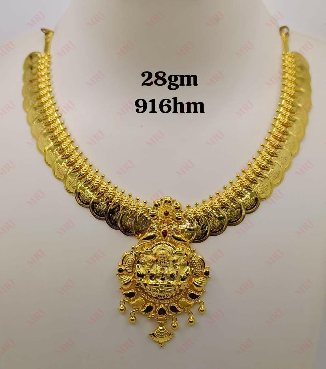 22kt Gold Necklace Sarafa Bazar India