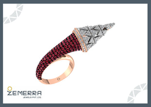 Real 14K Gold Stone Rings – Sparkle Daily Sarafa Bazar India