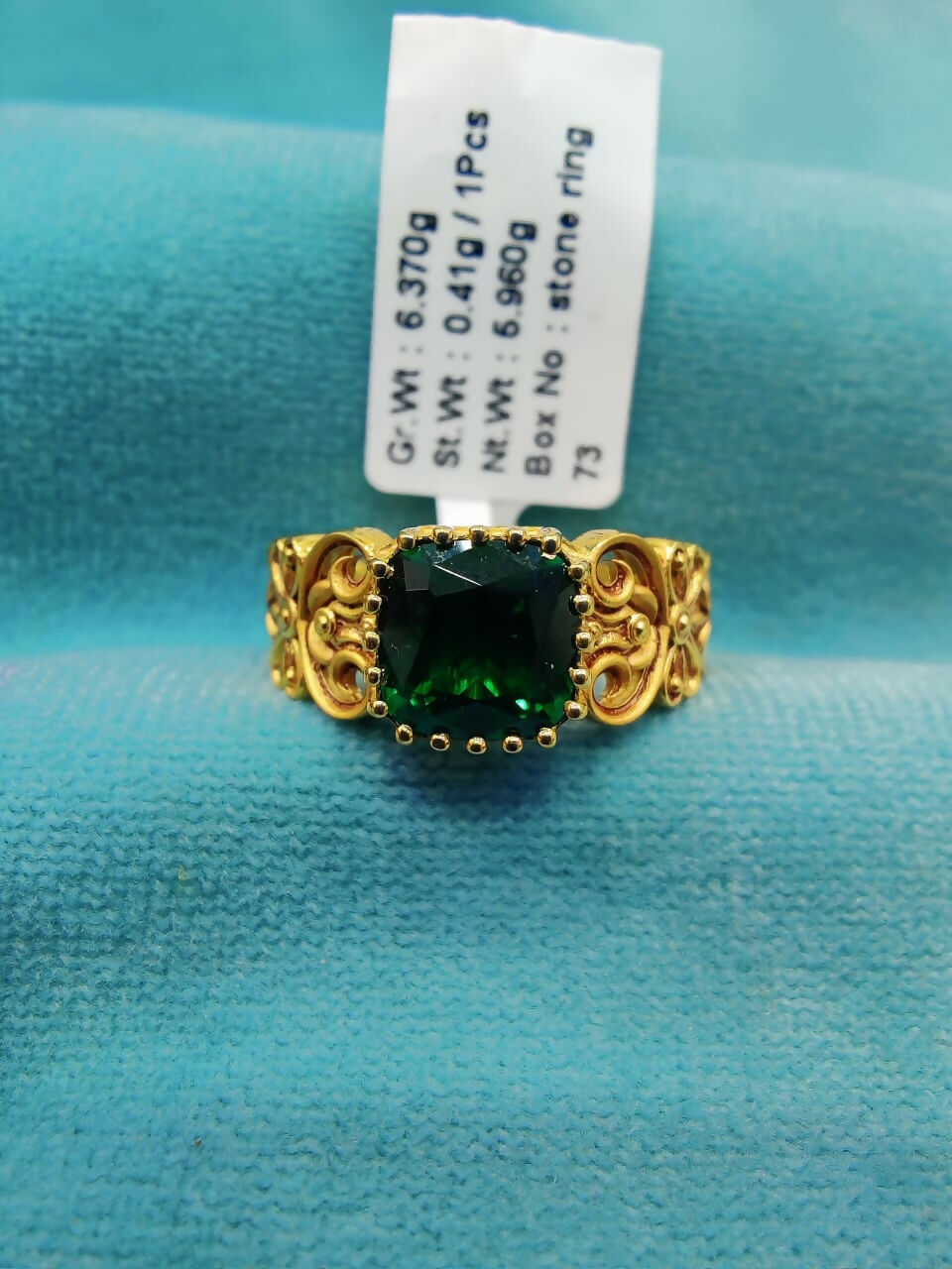 Antique Stone Ladies Ring Sarafa Bazar India