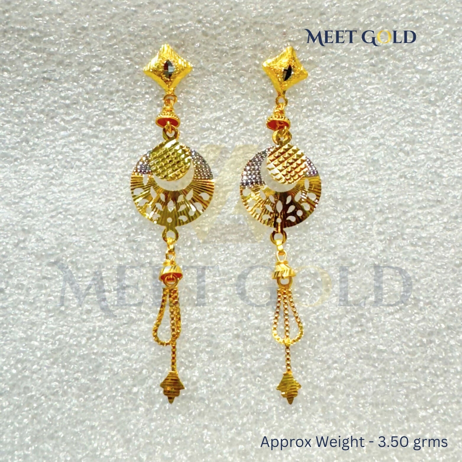 Vertical Latkan Earring Sarafa Bazar India