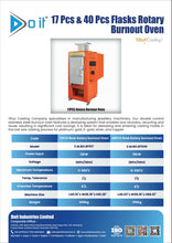 Rotary Burnout Furnace 17 Flask Capacity Sarafa Bazar India