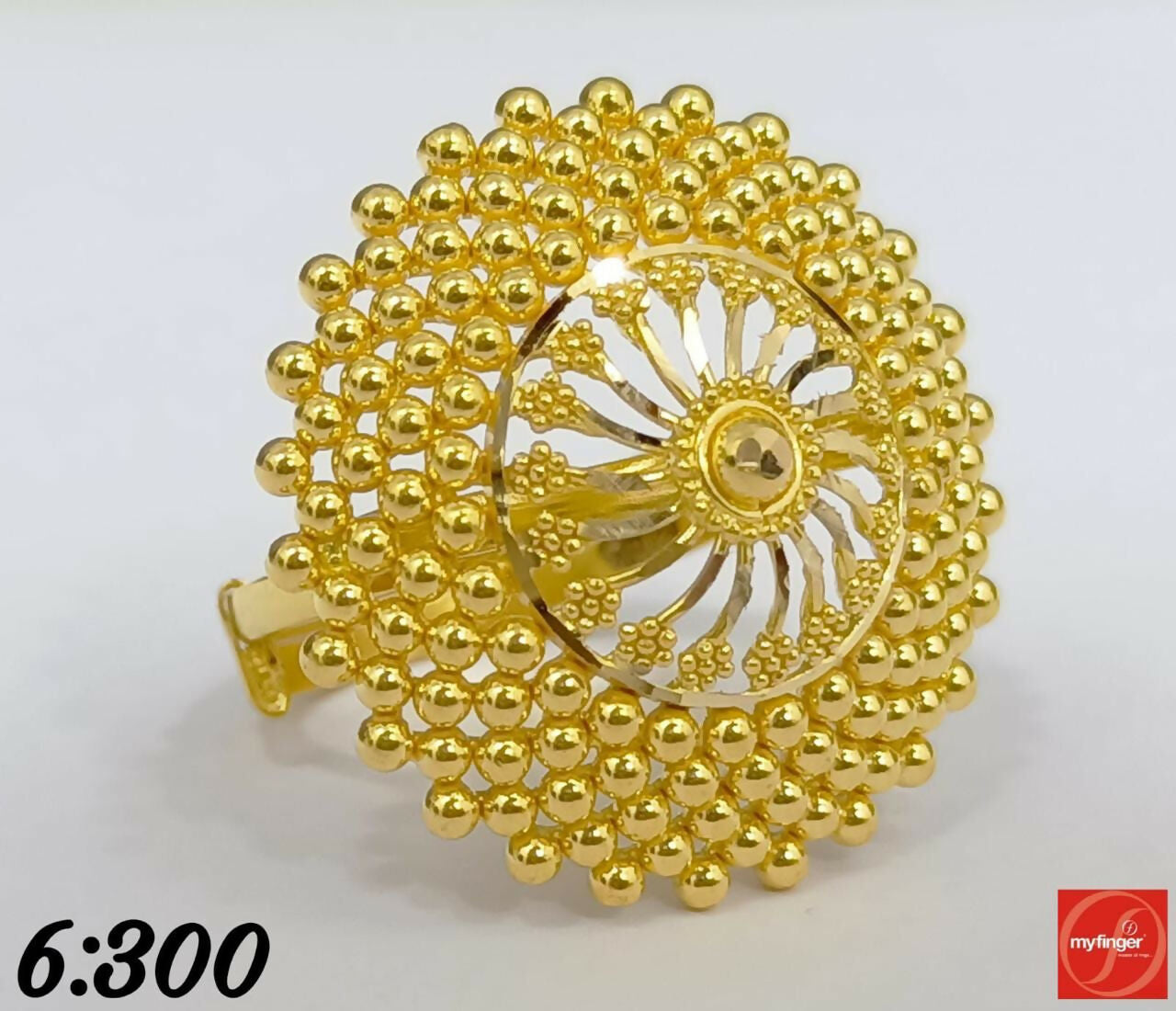 Gold Ladies Ring Sarafa Bazar India