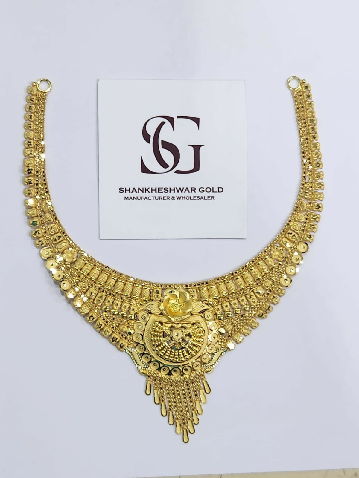 Gold Necklace Sarafa Bazar India