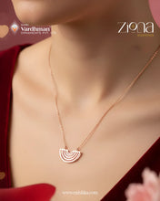 Rose Gold Chain Pendant Sarafa Bazar India