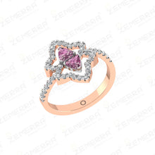 Rose Gold Diamond Rings – 14K Glam Picks Sarafa Bazar India