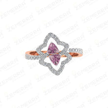 Rose Gold Diamond Rings – 14K Glam Picks Sarafa Bazar India