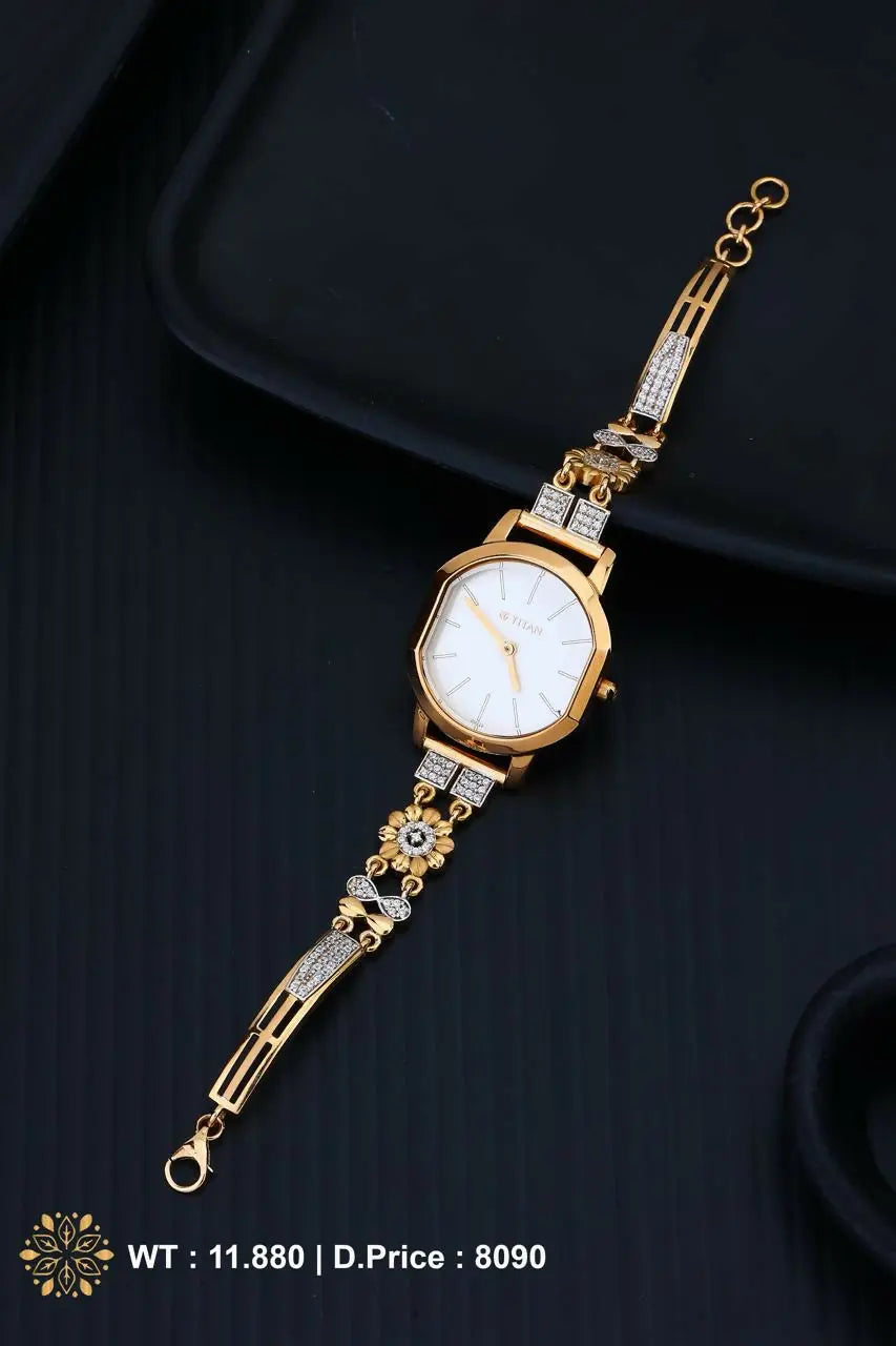 Rose Gold Ladies Watch Sarafa Bazar India