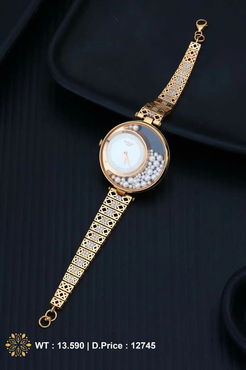 Rose Gold Ladies Watch Sarafa Bazar India