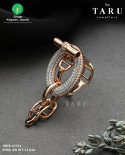Rose Gold Ring Sarafa Bazar India