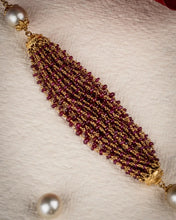 Ruby Bunch And South Sea Pearls Necklace Sarafa Bazar India