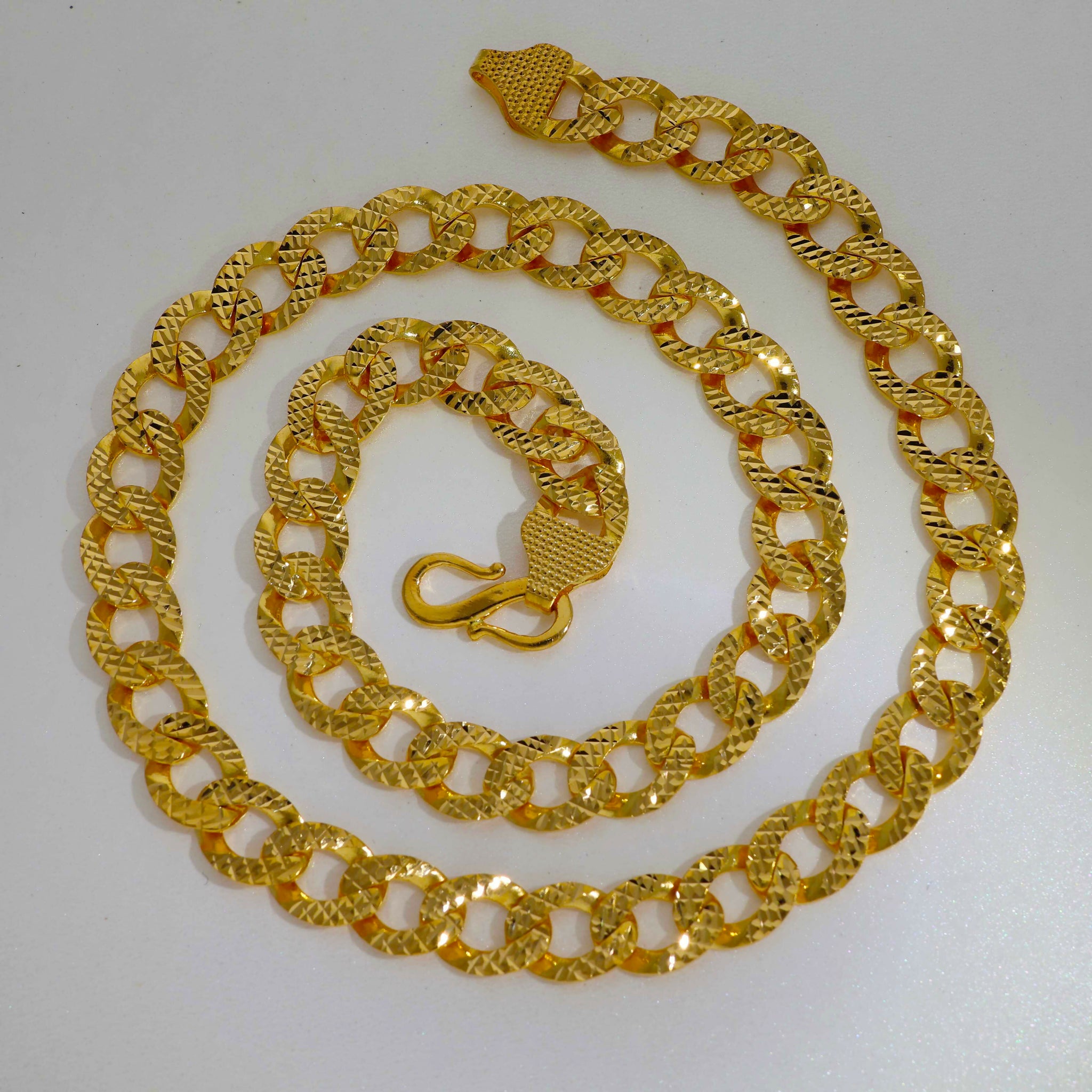 22KT Gold Gents Chain Sarafa Bazar India