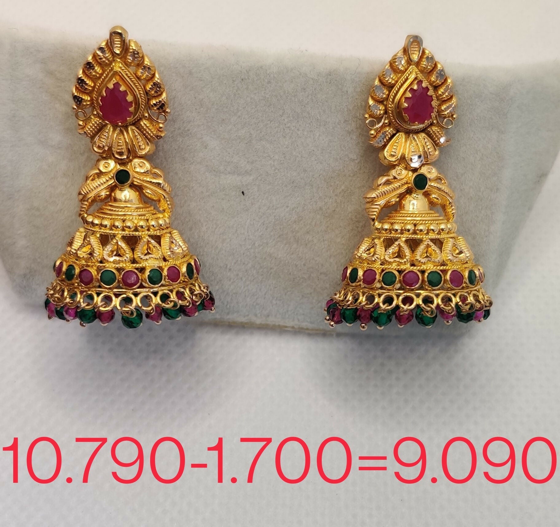 22 kt Jhumki Sarafa Bazar India