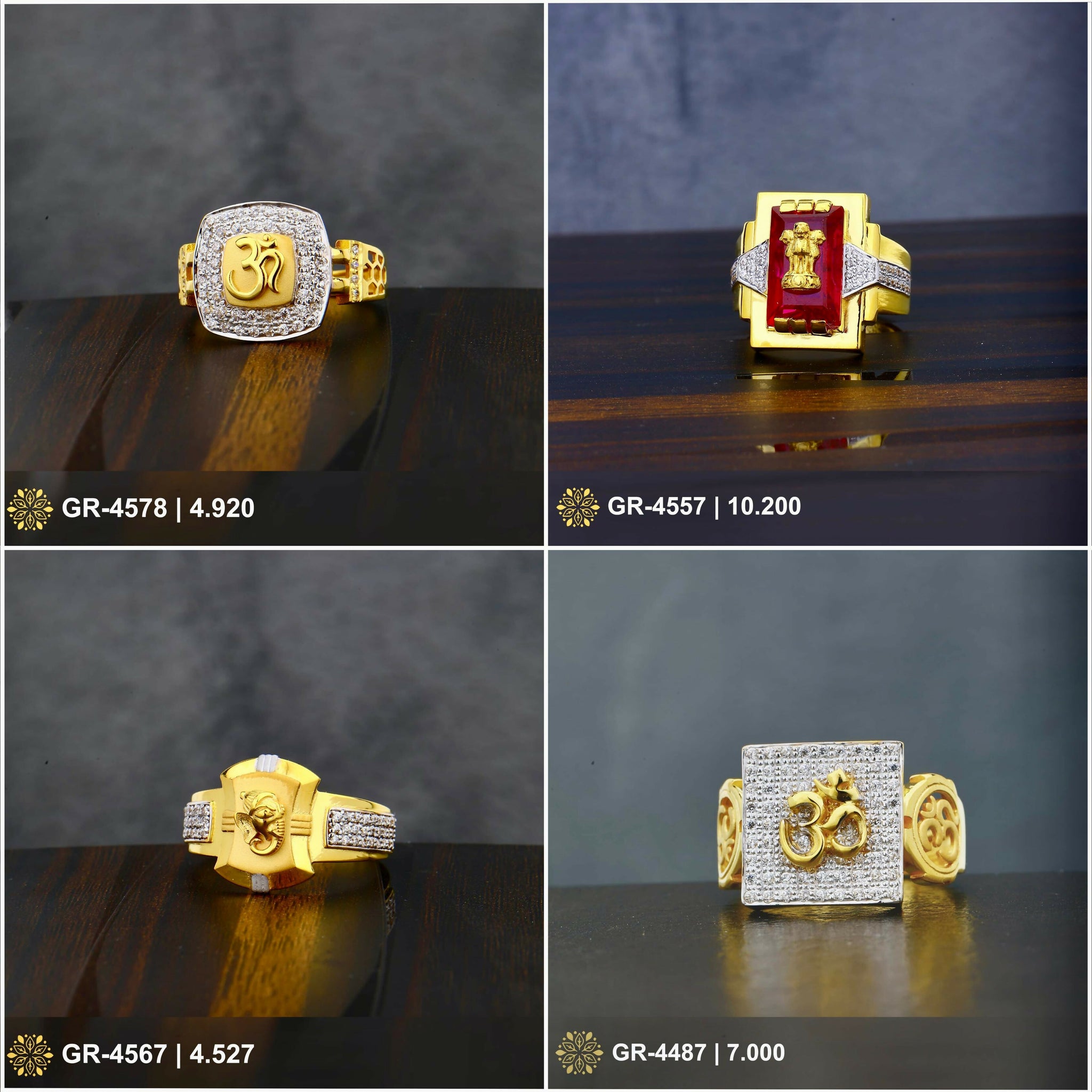 CZ Gents Rings