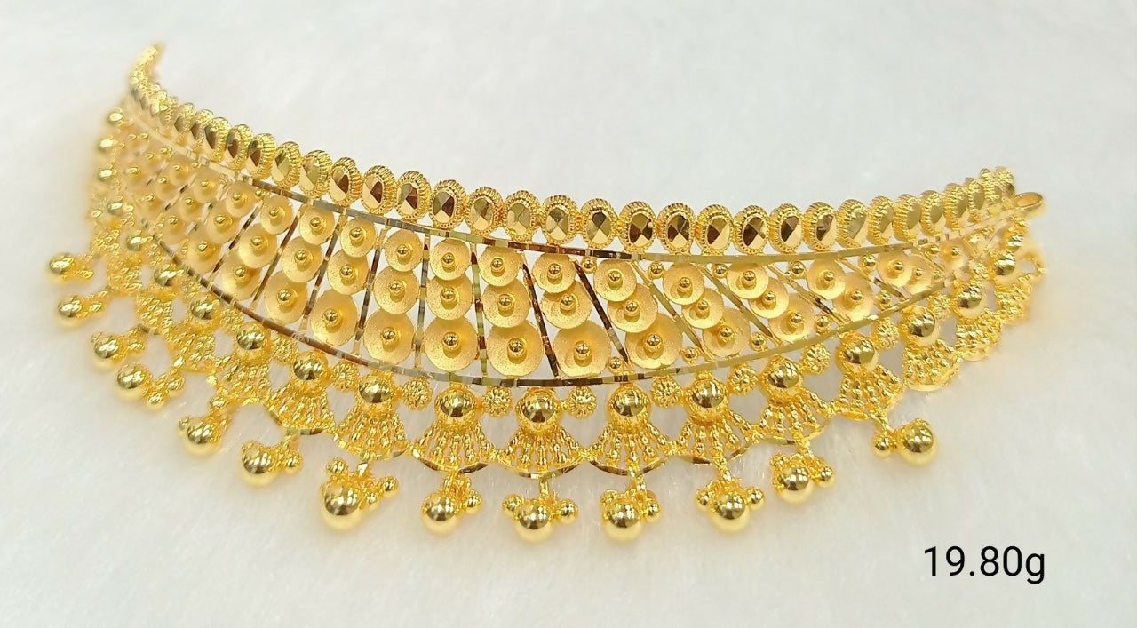 Gold Choker Sarafa Bazar India