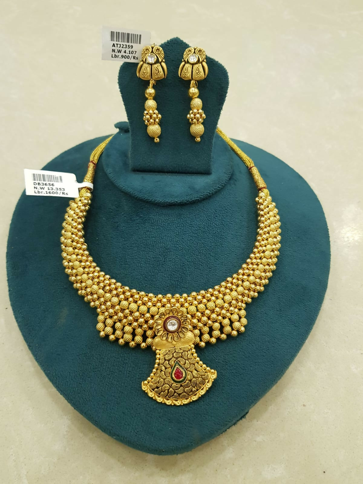 Wax Beads Necklace Sarafa Bazar India