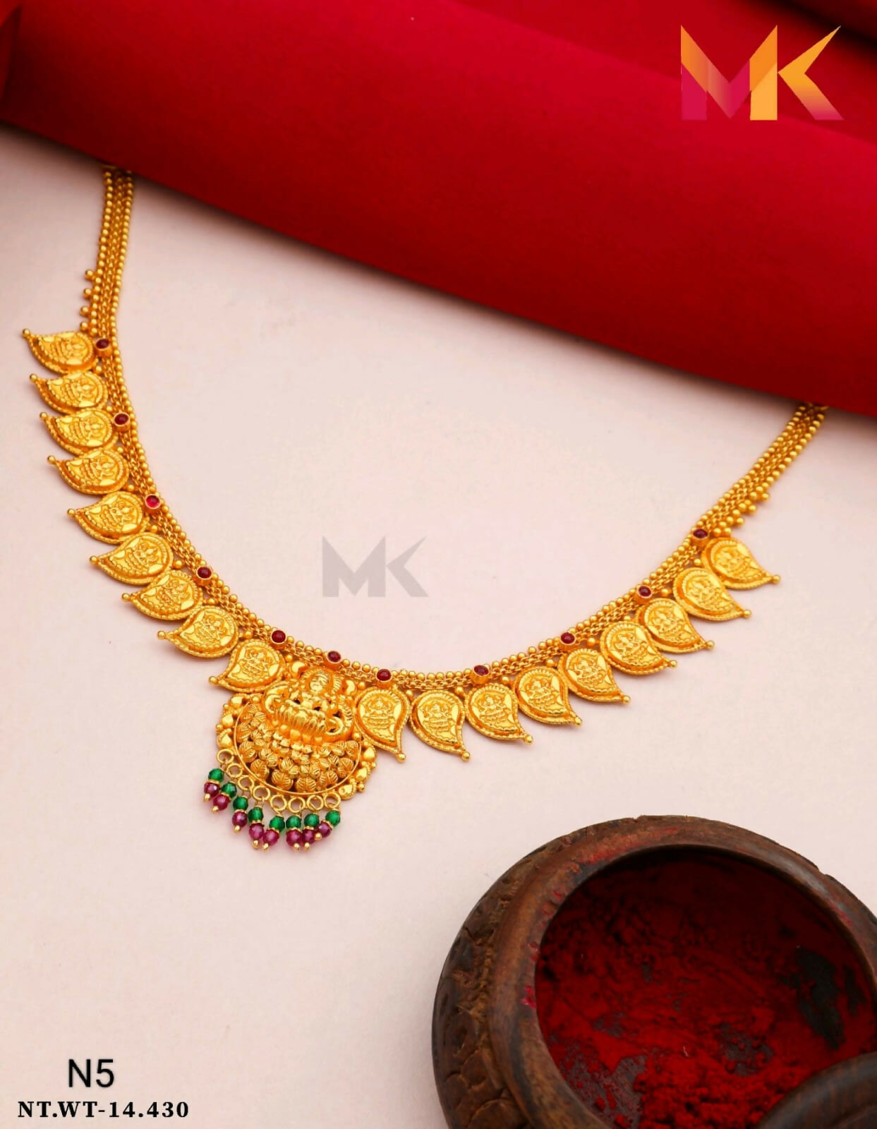 Peshwai Temple Necklace Sarafa Bazar India