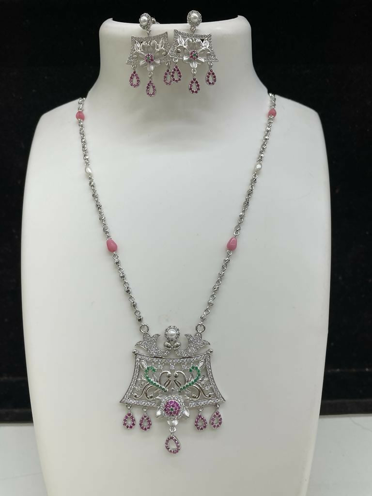 925 Silver Long Set Sarafa Bazar India