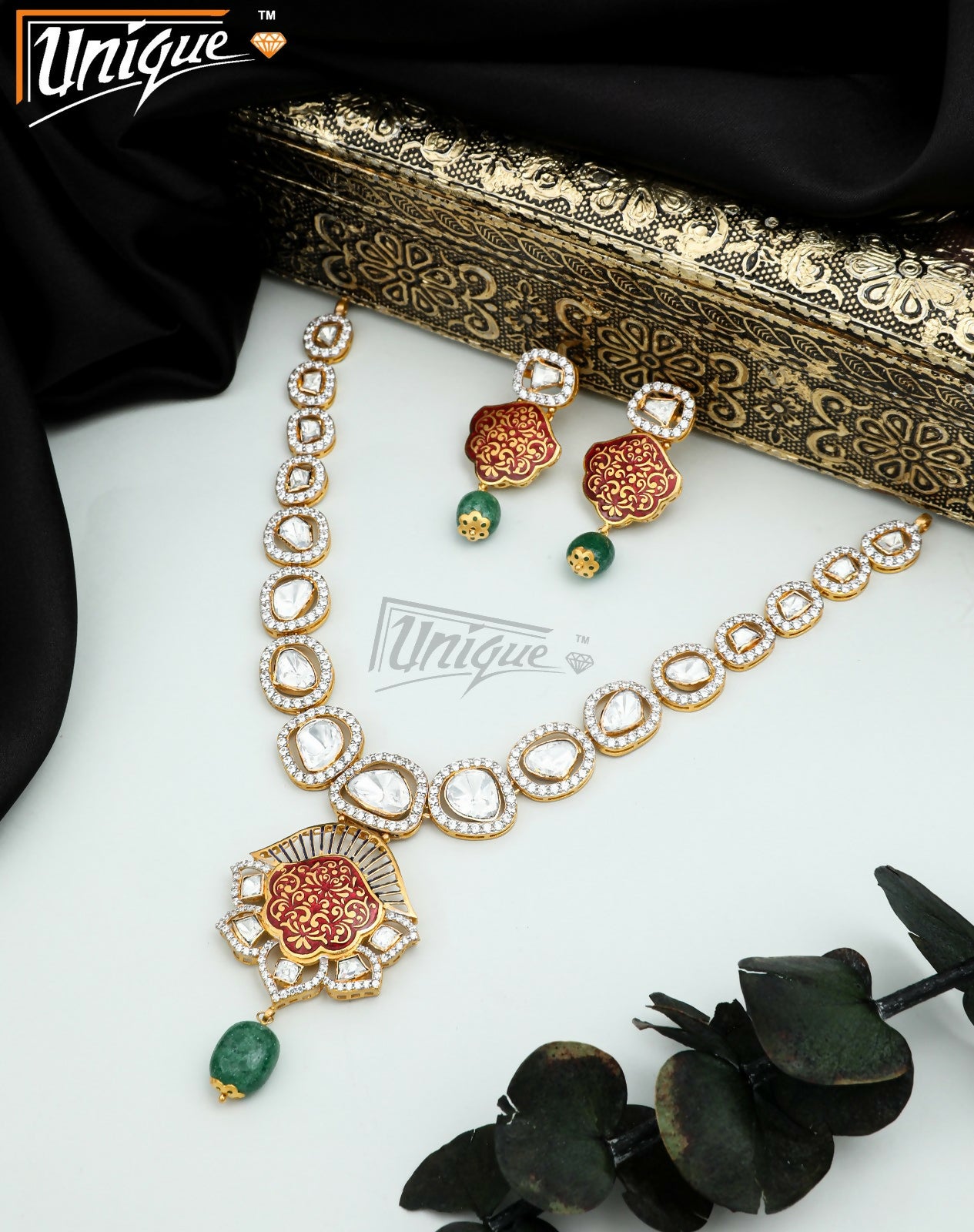Fusion Antique Necklace Sarafa Bazar India