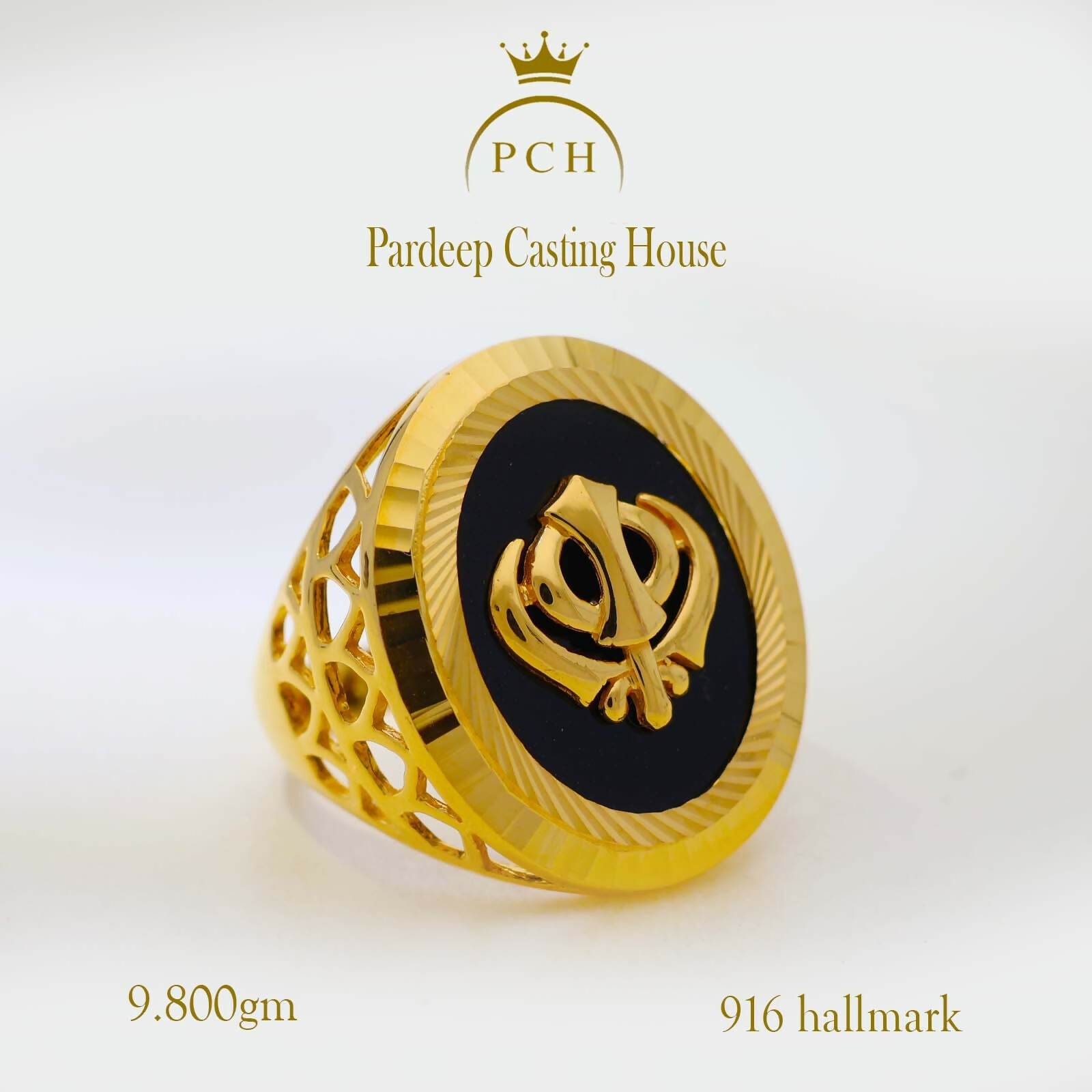 The Khanda Ring Fathers Day Gift Sarafa Bazar India