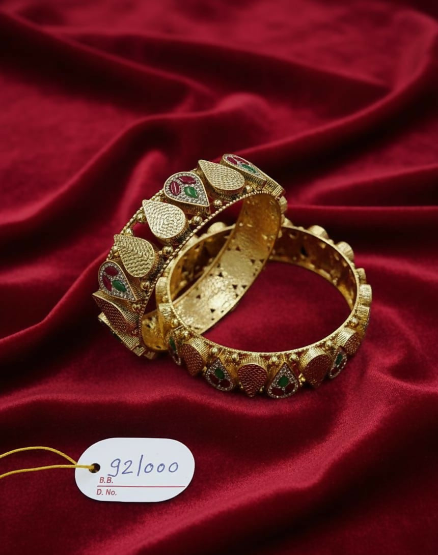 Silver Gold Plated Bangles Sarafa Bazar India