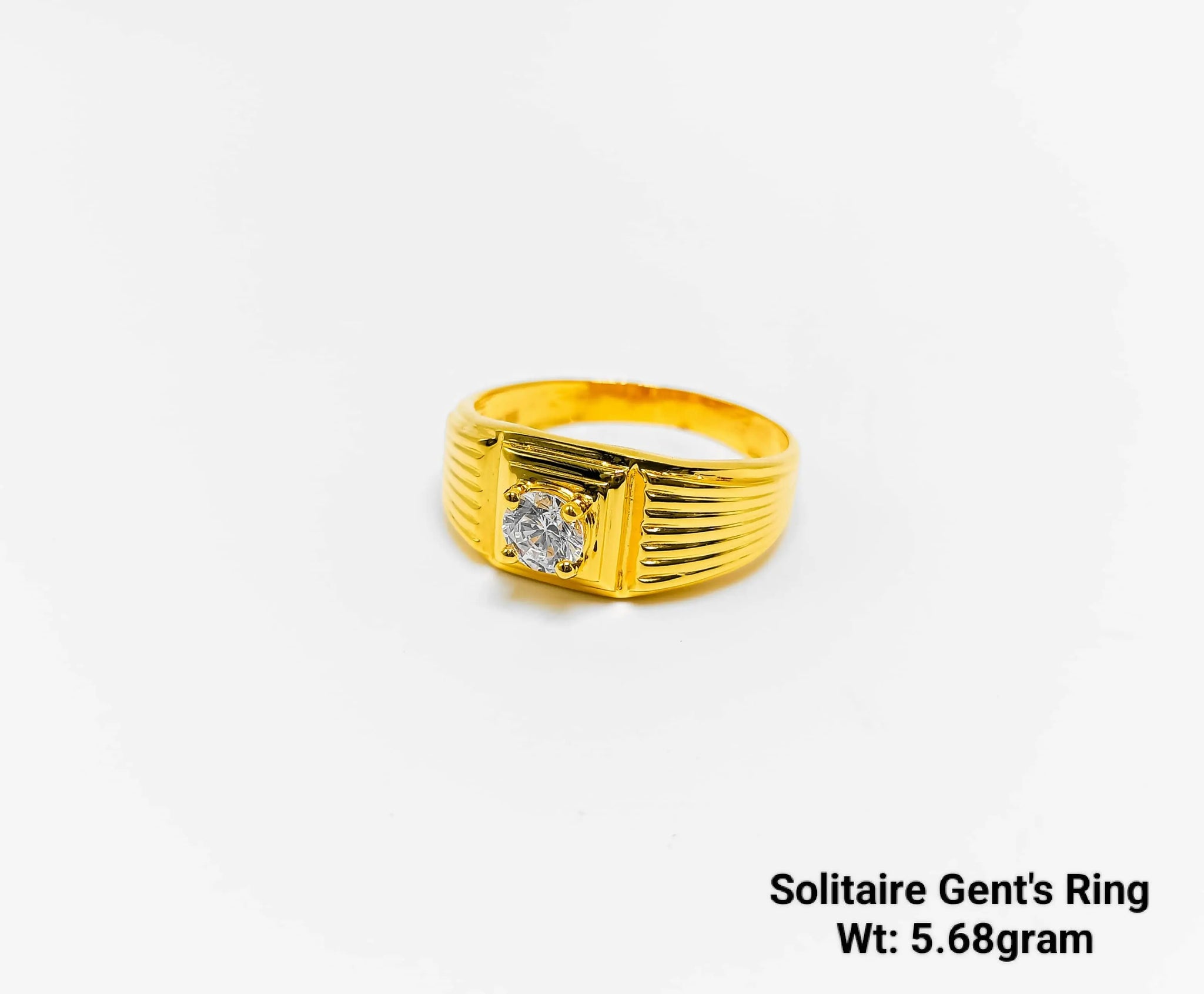 Solitaire Gents Ring Sarafa Bazar India