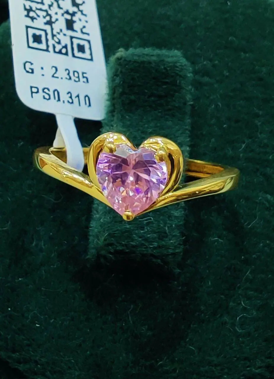 Solitaire Ladies Ring Sarafa Bazar India