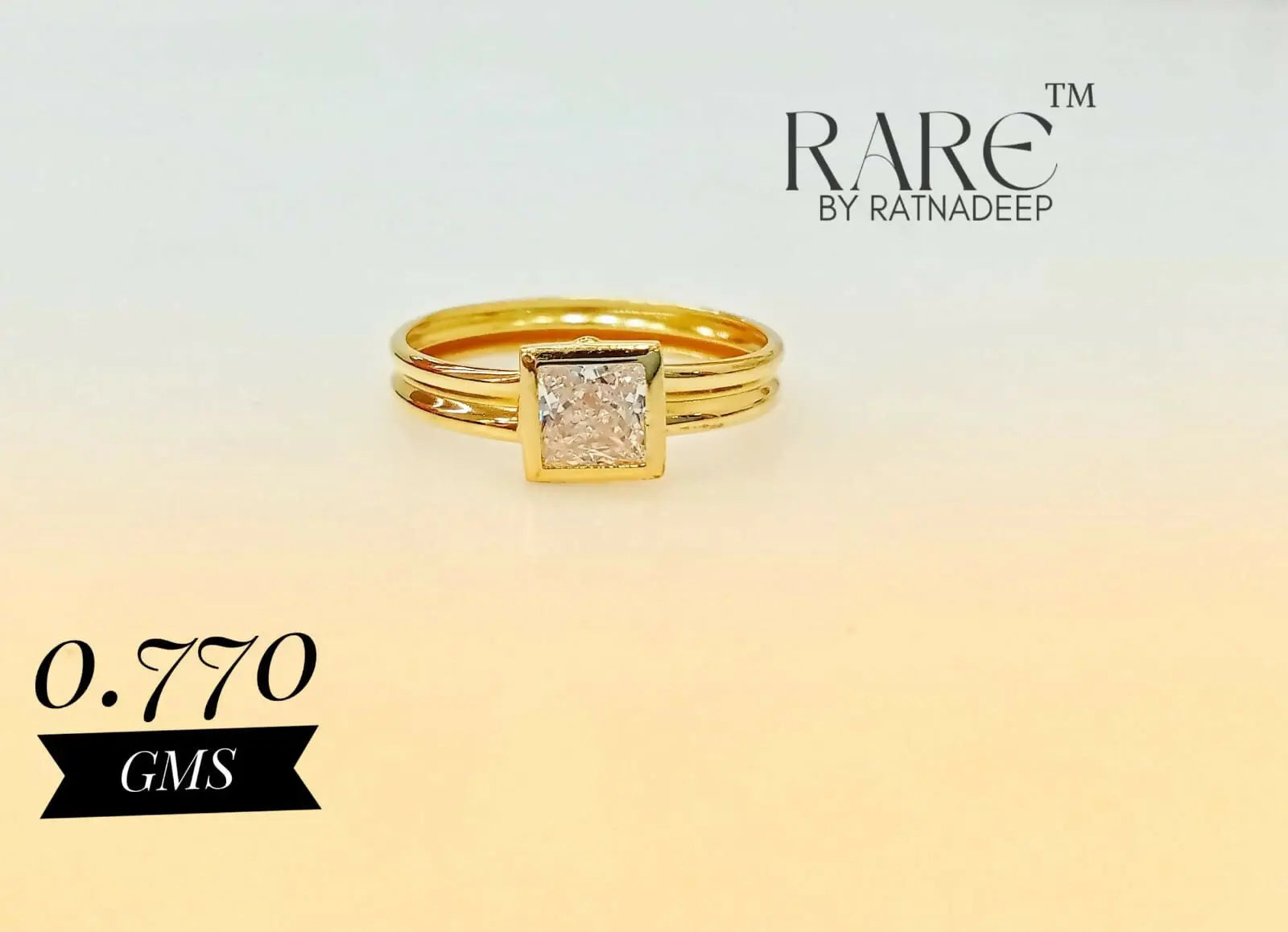 Solitaire Ladies Ring Sarafa Bazar India