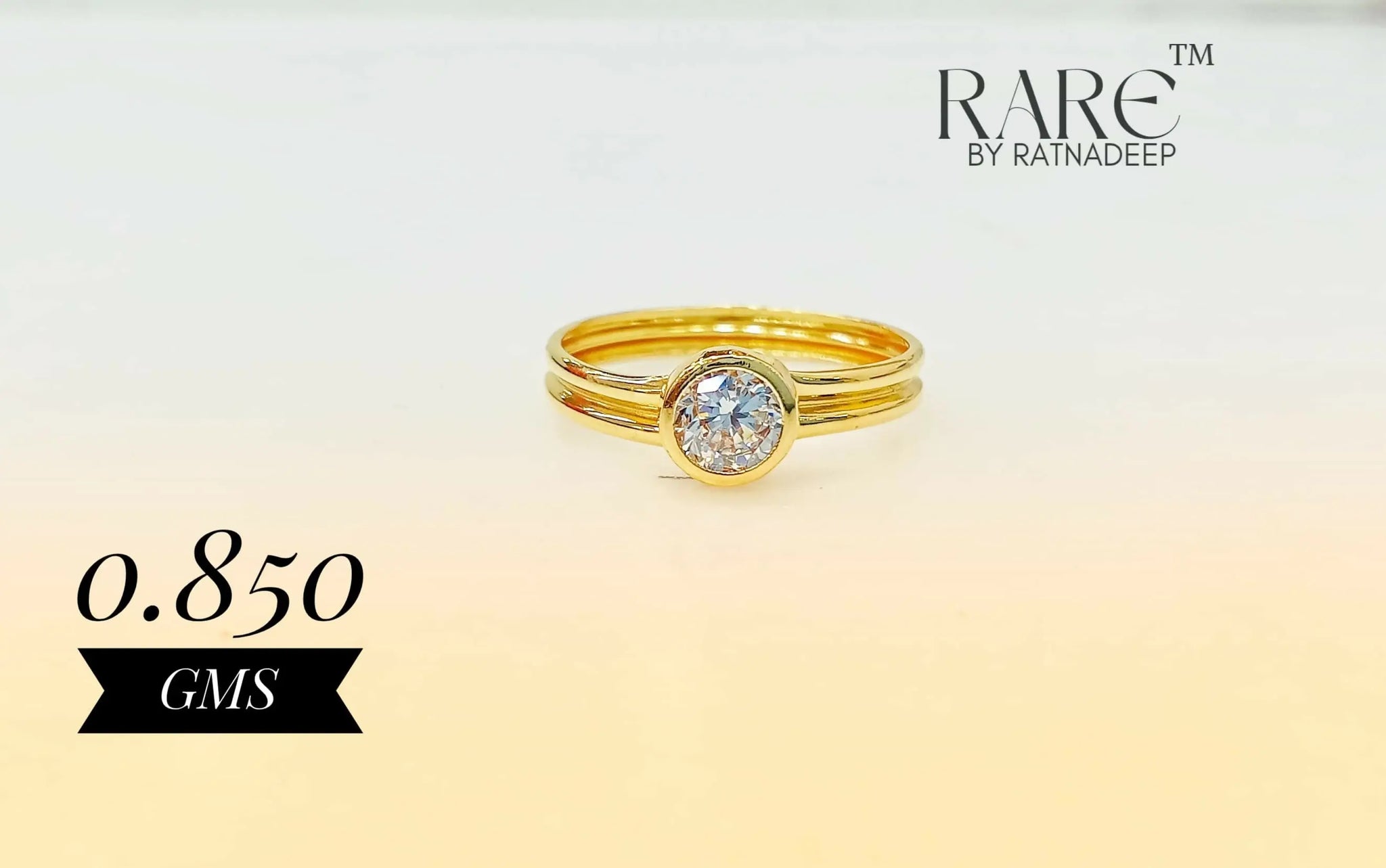 Solitaire Ladies Ring Sarafa Bazar India