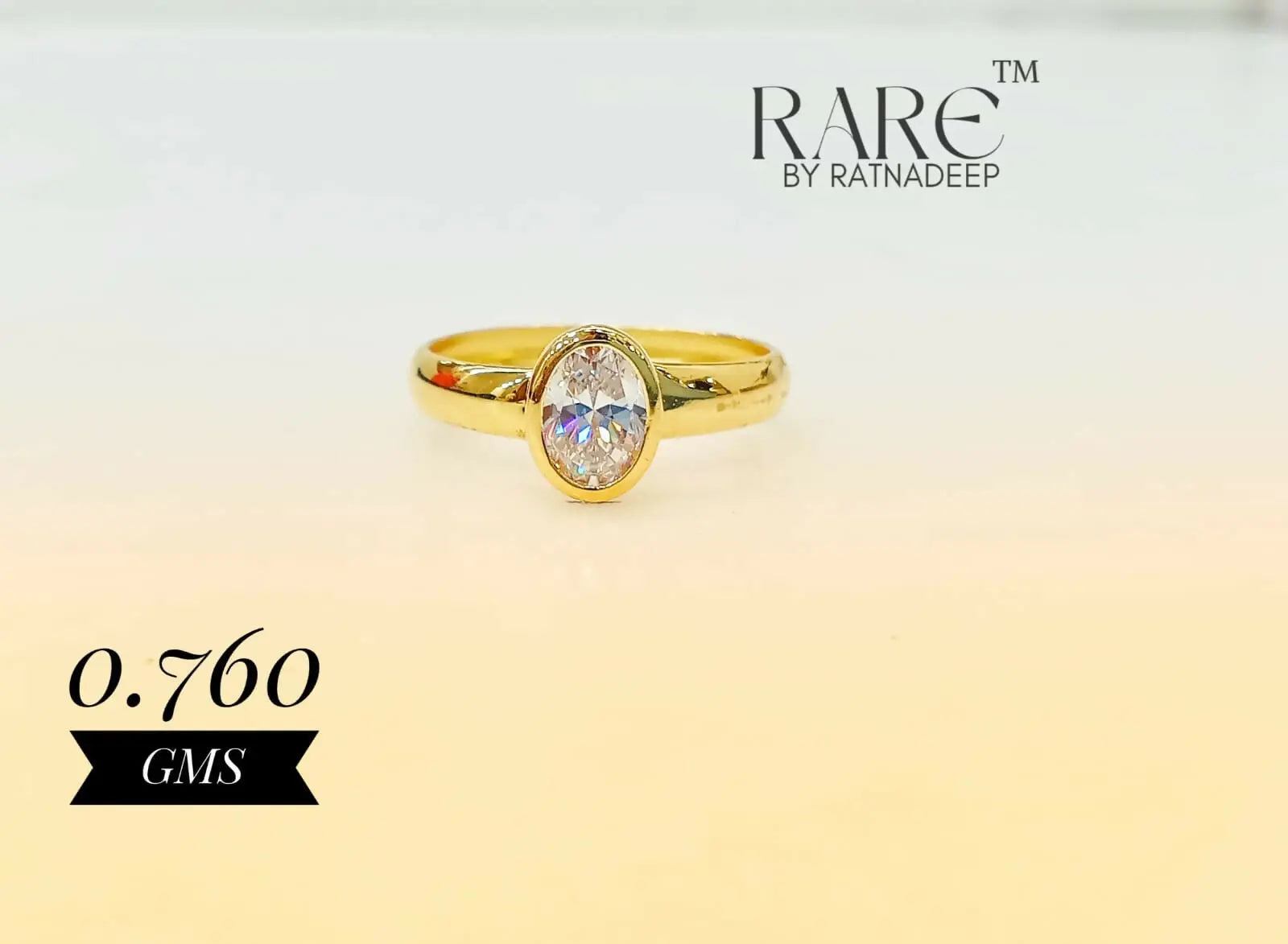 Solitaire Ladies Ring Sarafa Bazar India