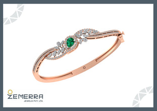 Sparkling 14K Gold Diamond Bracelets Sarafa Bazar India