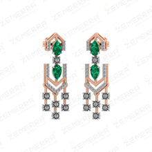 Stylish14K Gold Diamond Necklace Designs Sarafa Bazar India